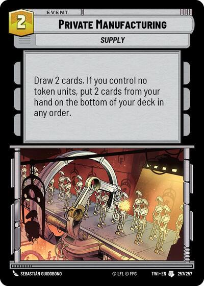 SWU - Nouvel inventaire de cartes / New Cards Inventory